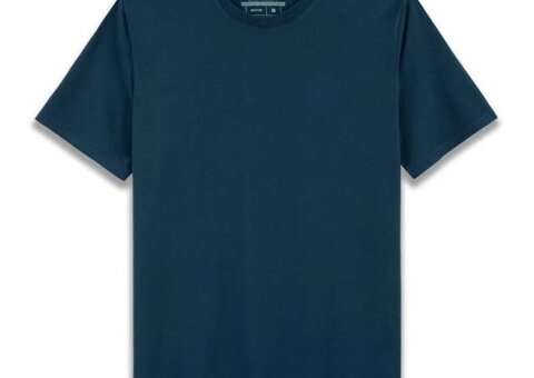 Camiseta Basic Color - Azul Petróleo (Malha Leve)