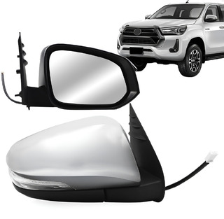 Retrovisor Hilux 16/23 Elétrico Cromado